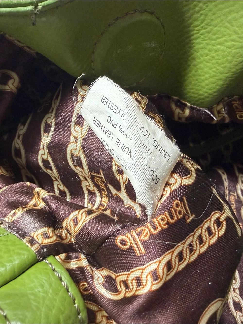 Green vintage geniune Leather Shoulder Bag - Stylish Everyday Tote